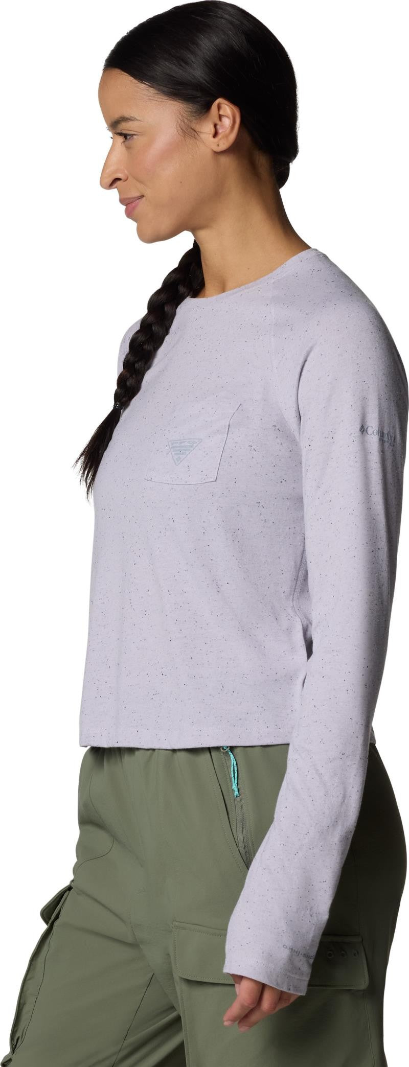 PFG Uncharted Neps LS - Womens - lavender pearl 1