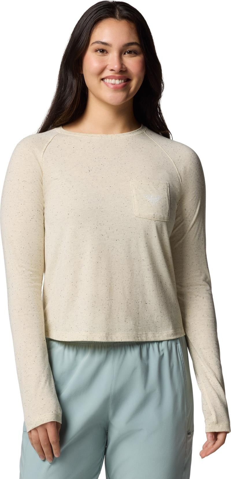 PFG Uncharted Neps LS - Womens - lemon wash 1