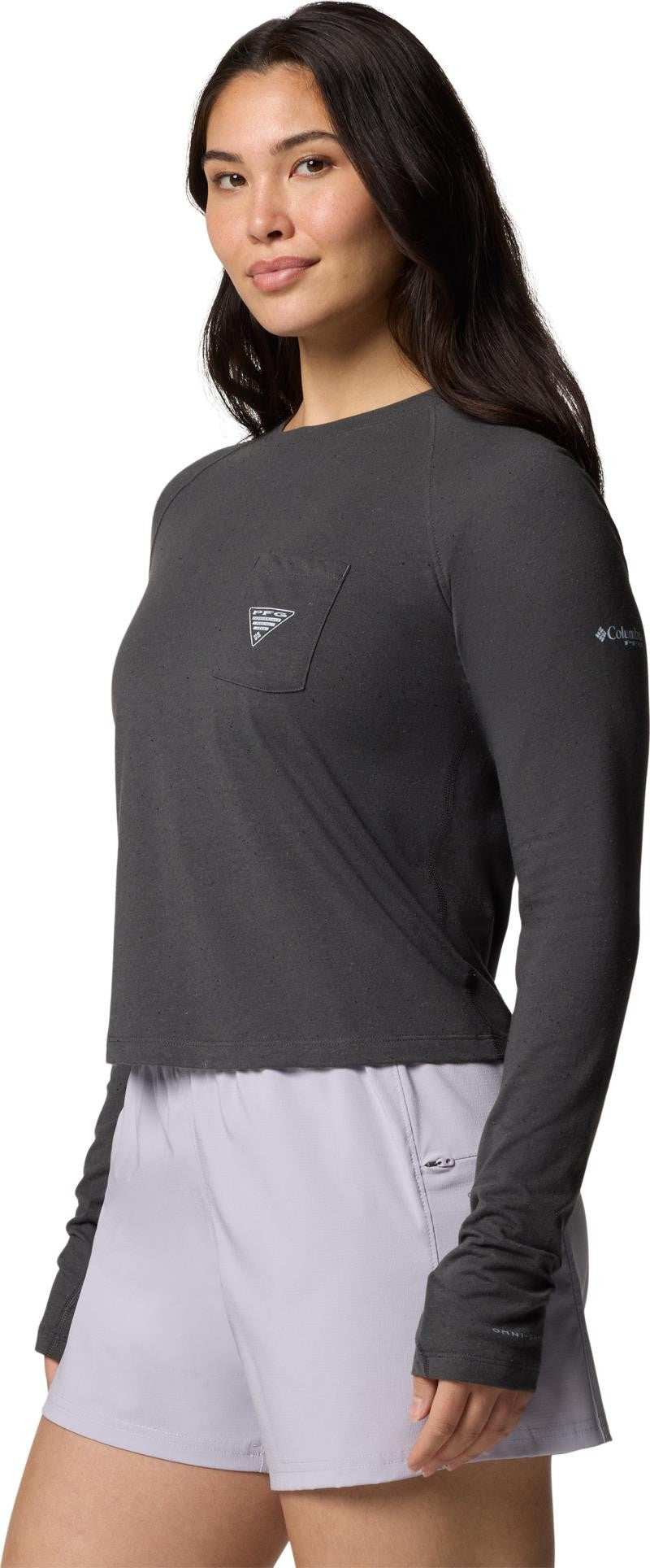 PFG Uncharted Neps LS - Womens - shark 1