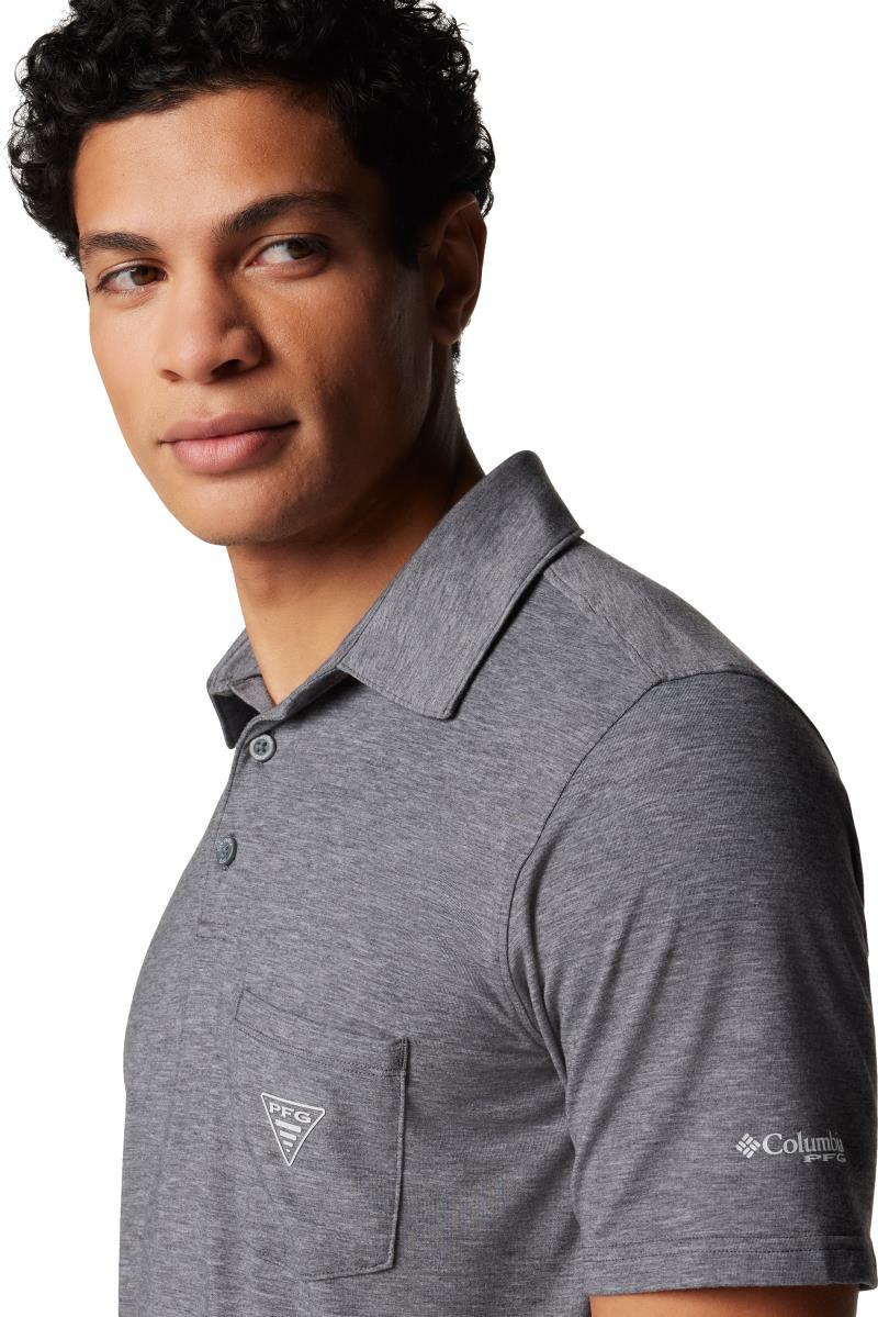 PFG Uncharted Polo - Mens - Shark Heather 4