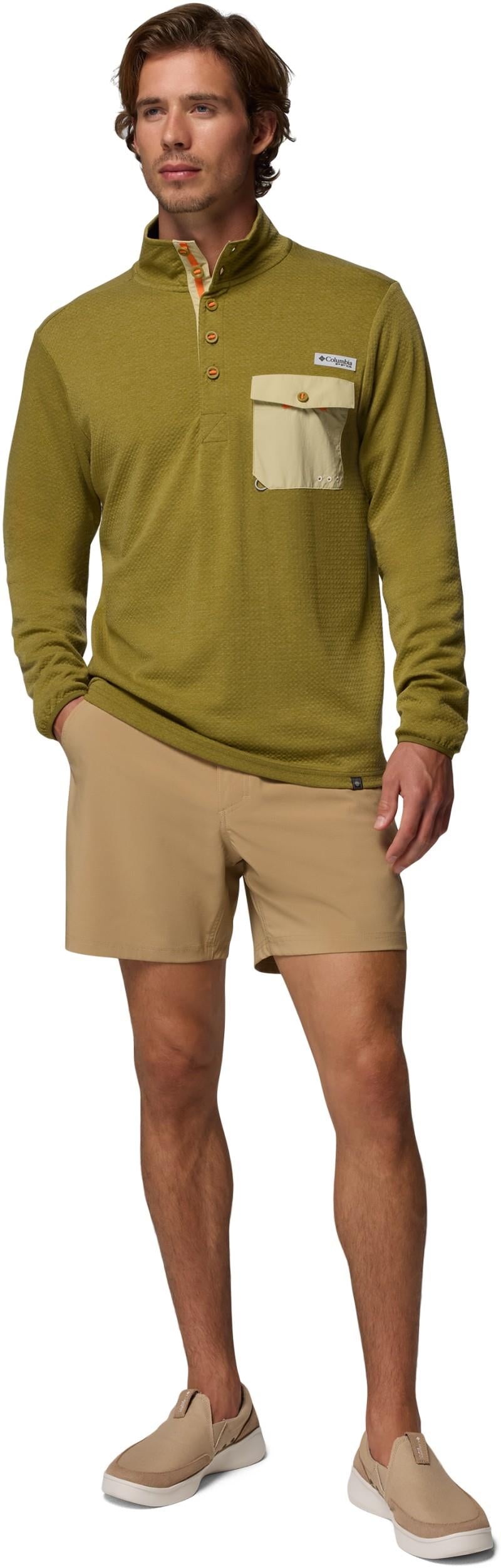 PFG Uncharted Pullover - Mens - grove green 1