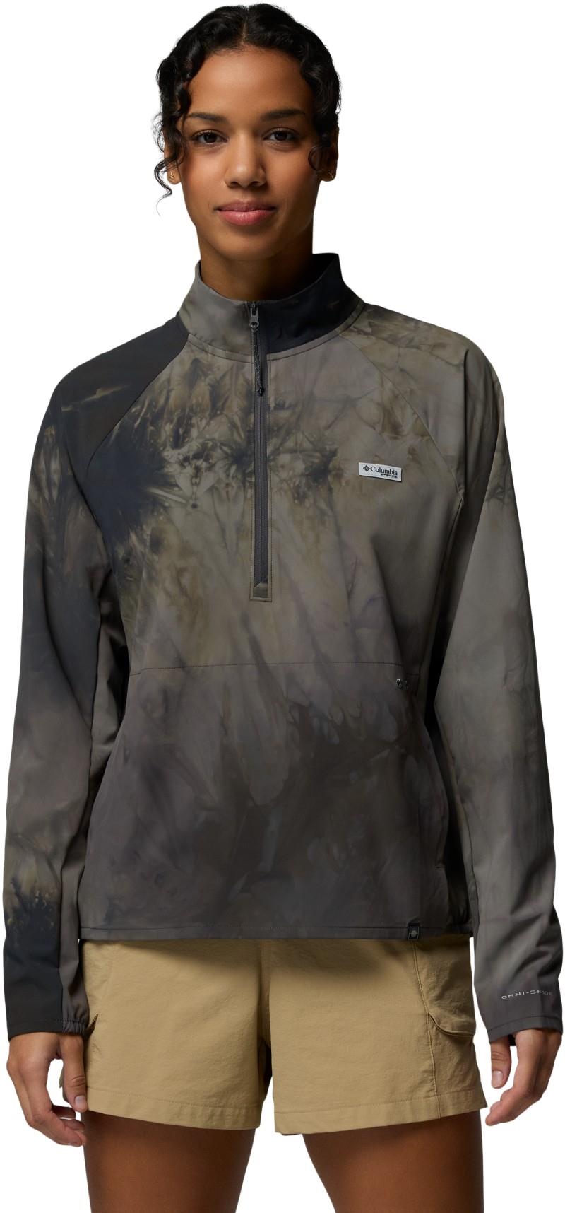 PFG Uncharted Quarter Zip Pullover - Womens - black / cloud dye 1