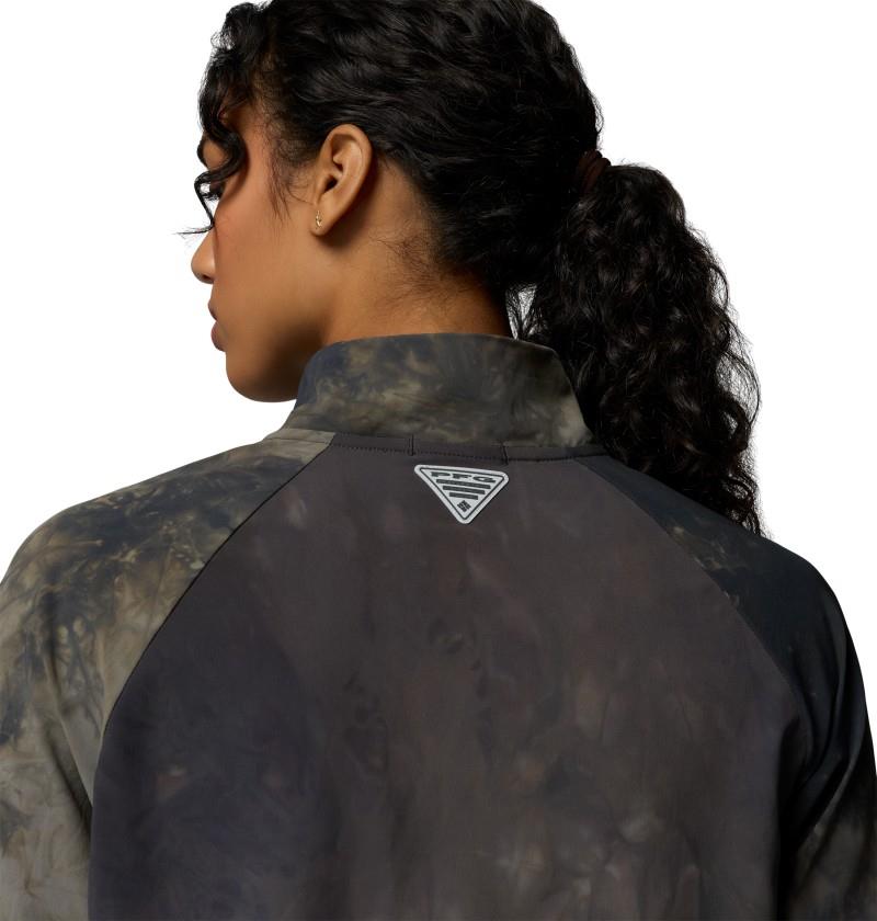 PFG Uncharted Quarter Zip Pullover - Womens - black / cloud dye 1