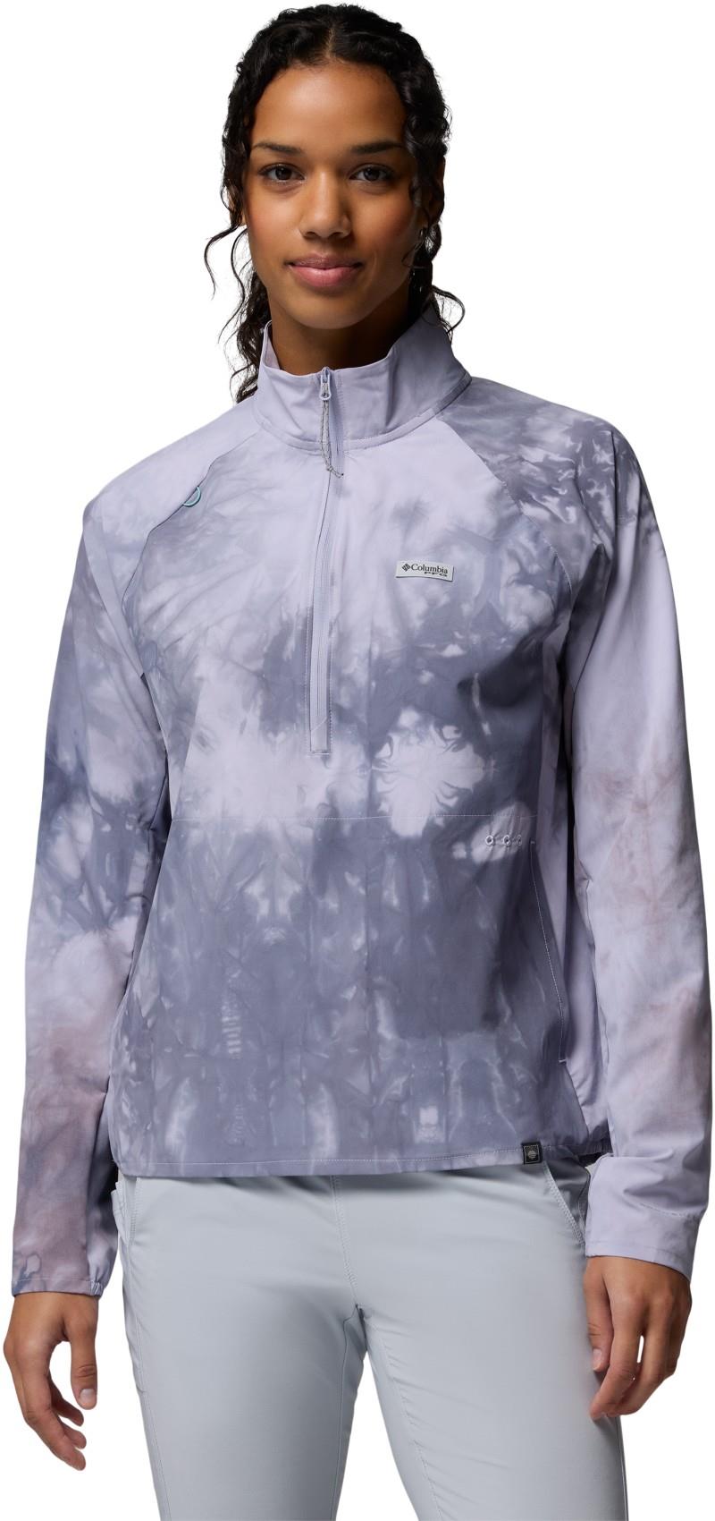 PFG Uncharted Quarter Zip Pullover - Womens - twilight / cloud dye 1