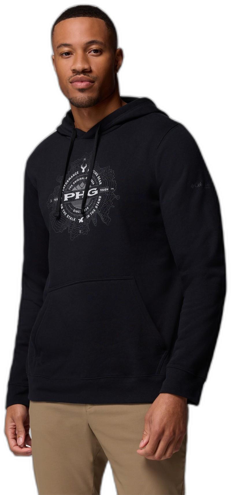 PHG Topo Hunt Hoodie - Mens - black / shark topo hunt 1