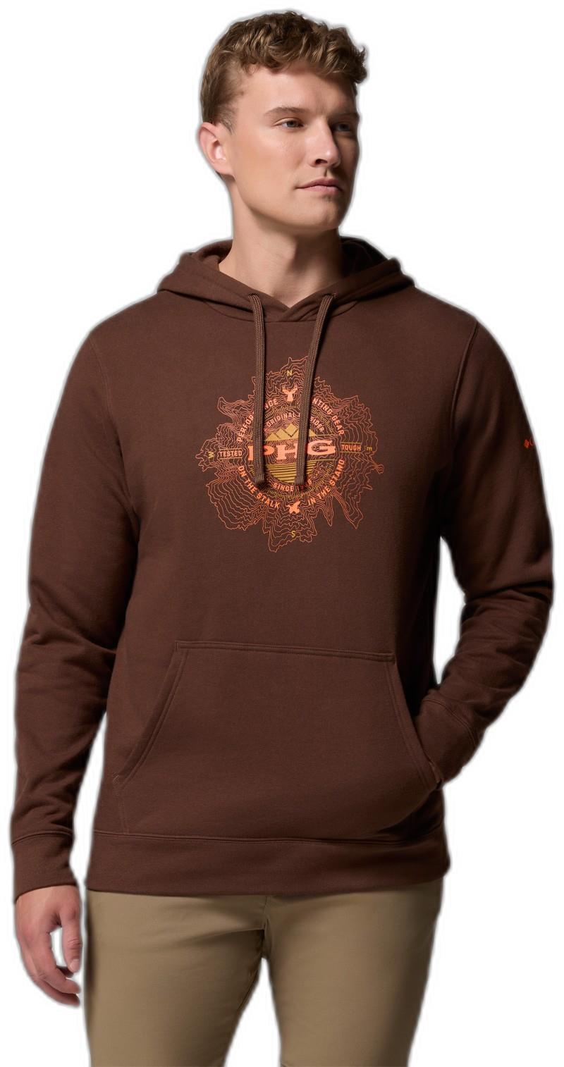 PHG Topo Hunt Hoodie - Mens - tobacco / blaze topo hunt 1