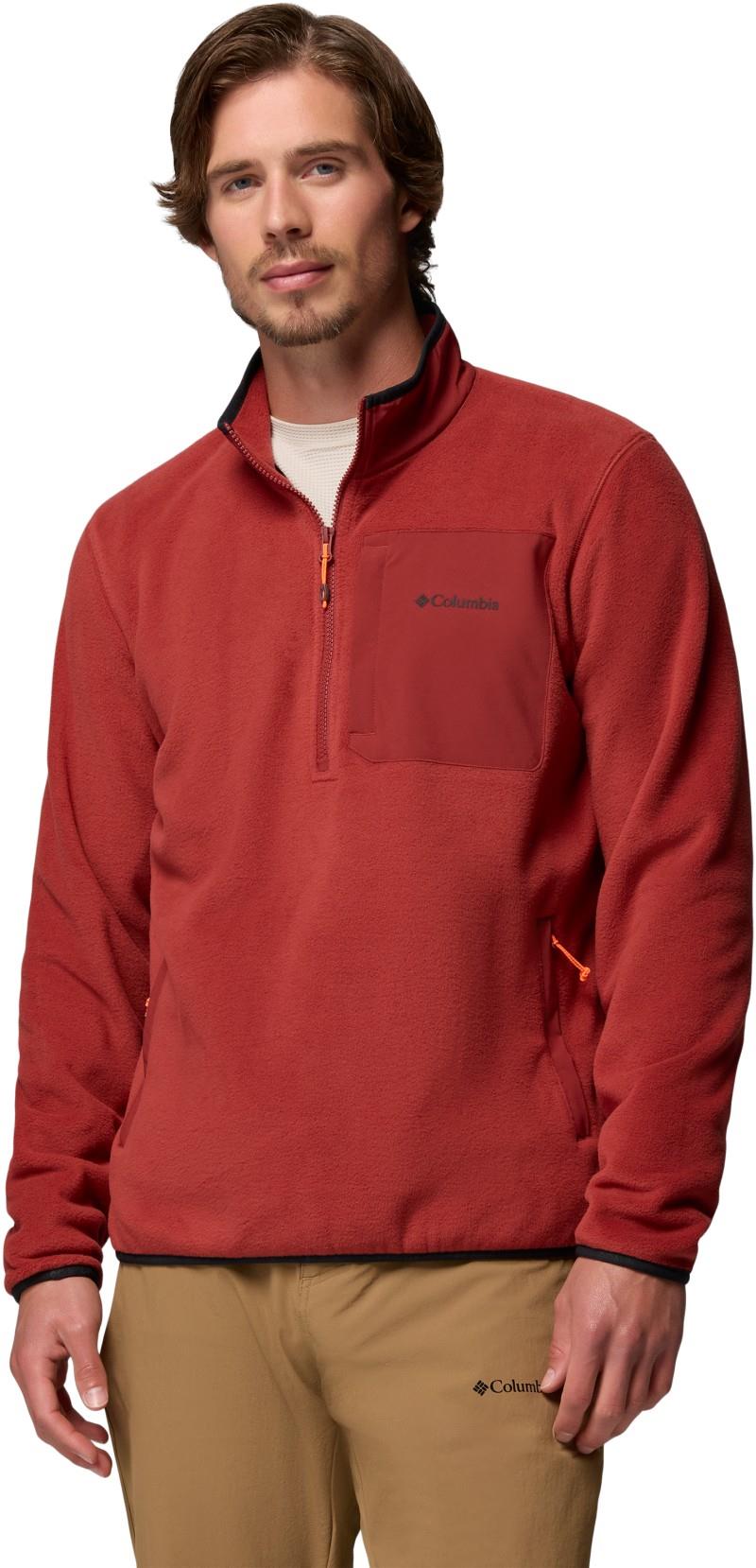 Pacific Arch 200 Half-Zip Fleece - Mens - red oxide 1