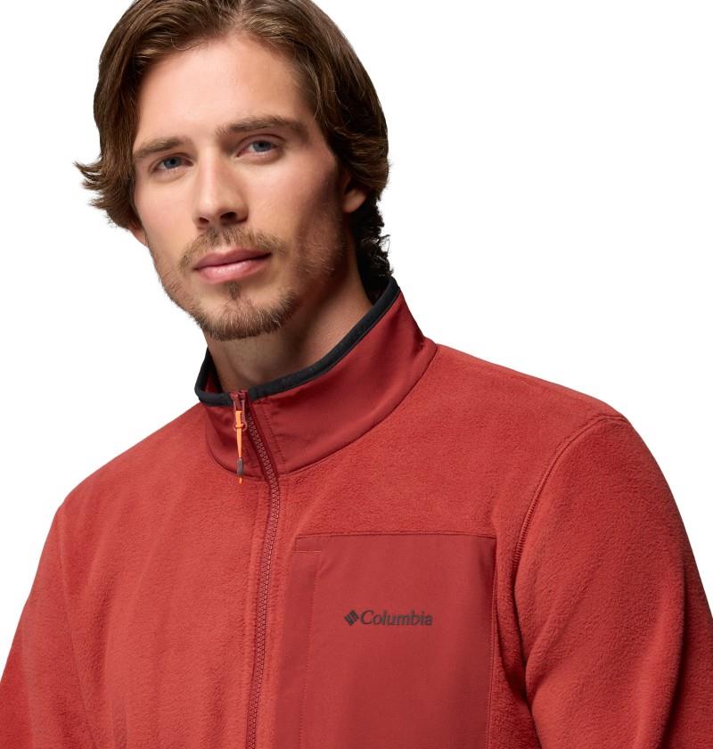 Pacific Arch 200 Half-Zip Fleece - Mens - red oxide 1