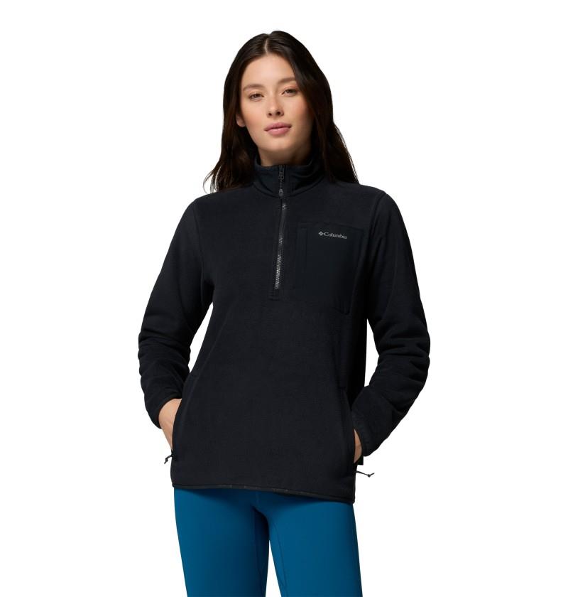 Pacific Arch 200 Half-Zip Fleece - Womens - black 1
