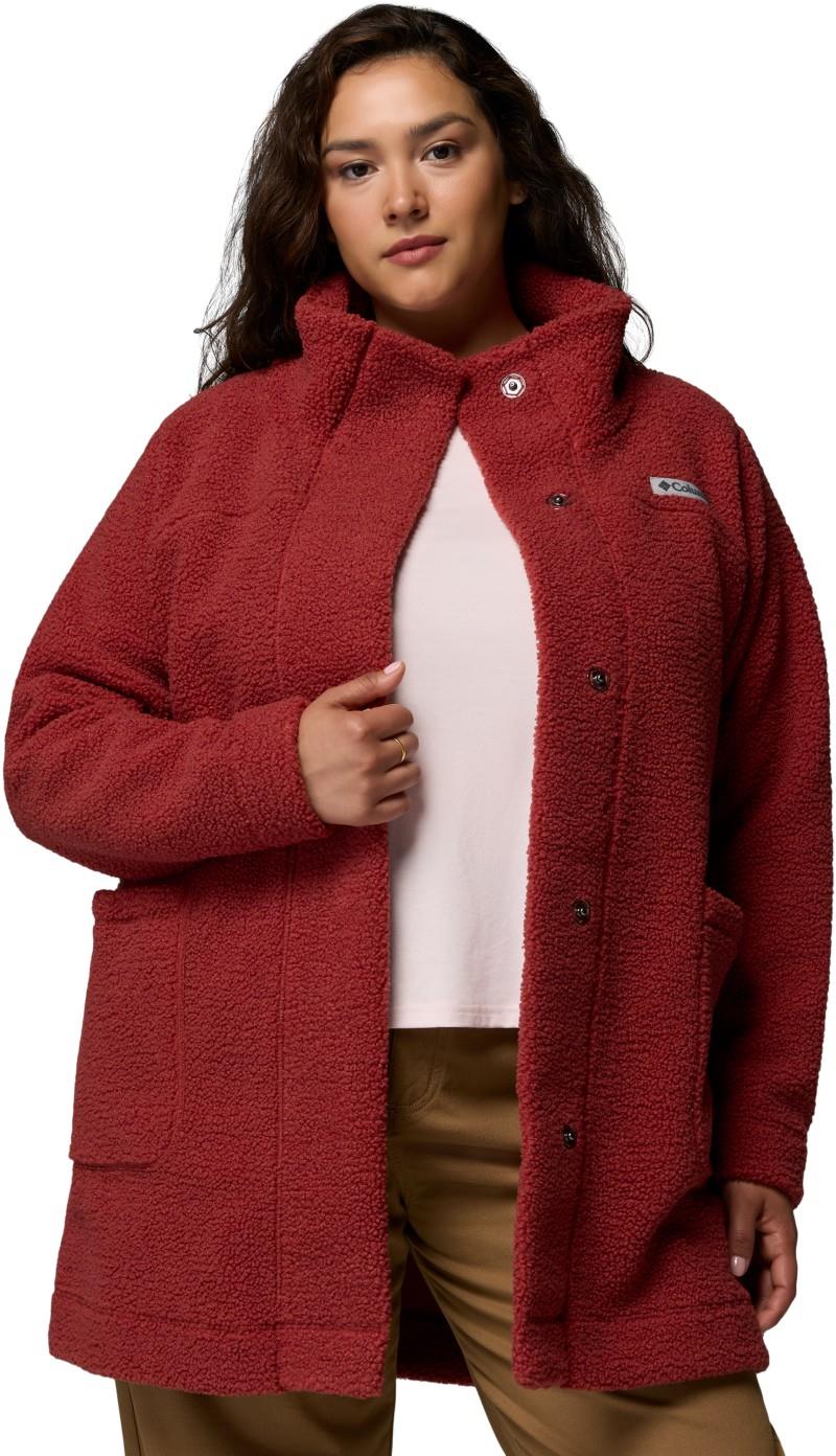 Panorama Long Jacket, Extended - Womens - red oxide 1