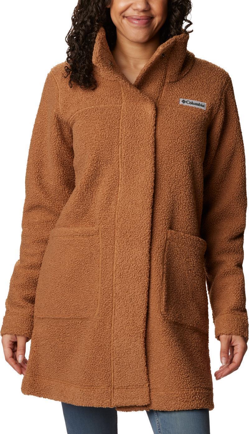 Panorama Long Jacket - Womens - Camel Brown 1