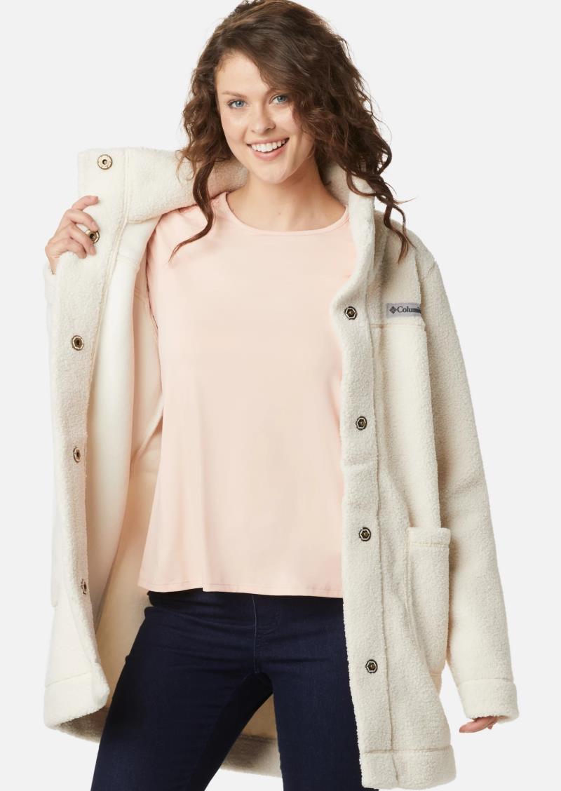 Panorama Long Jacket - Womens - Chalk 4