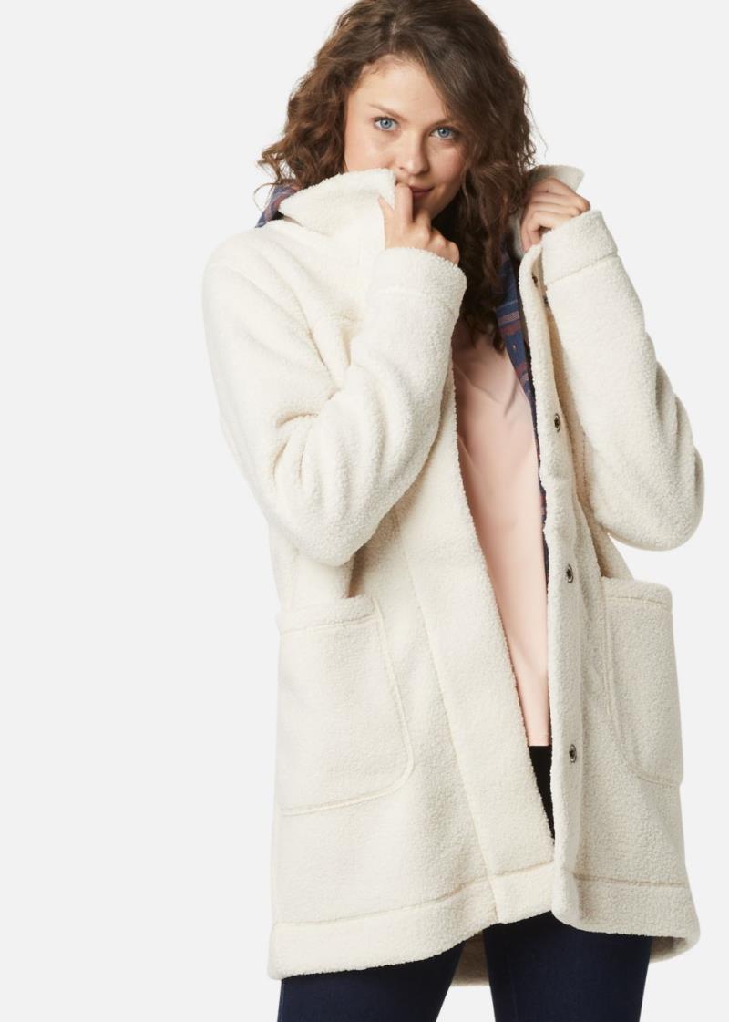 Panorama Long Jacket - Womens - Chalk 5