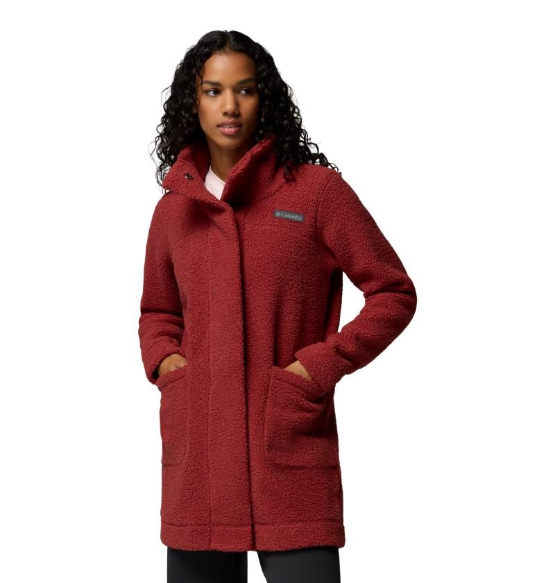 Panorama Long Jacket - Womens - red oxide 1