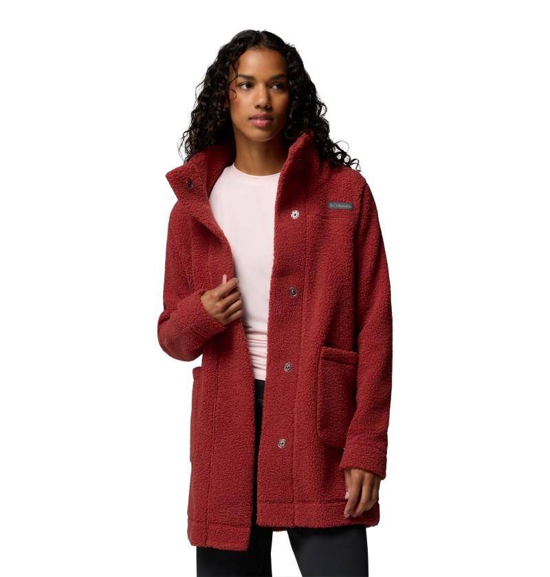 Panorama Long Jacket - Womens - red oxide 1