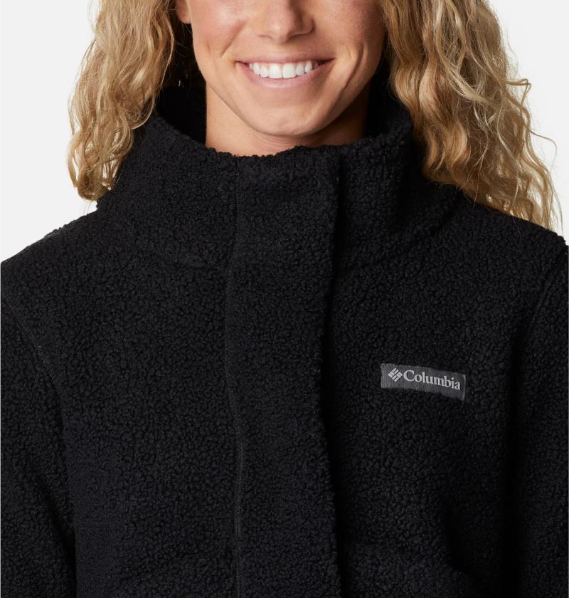 Panorama Snap Fleece Jacket - Womens - Black 6