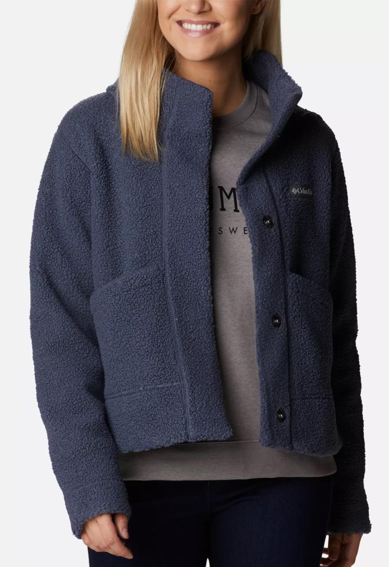 Panorama Snap Fleece Jacket - Womens - Nocturnal 4
