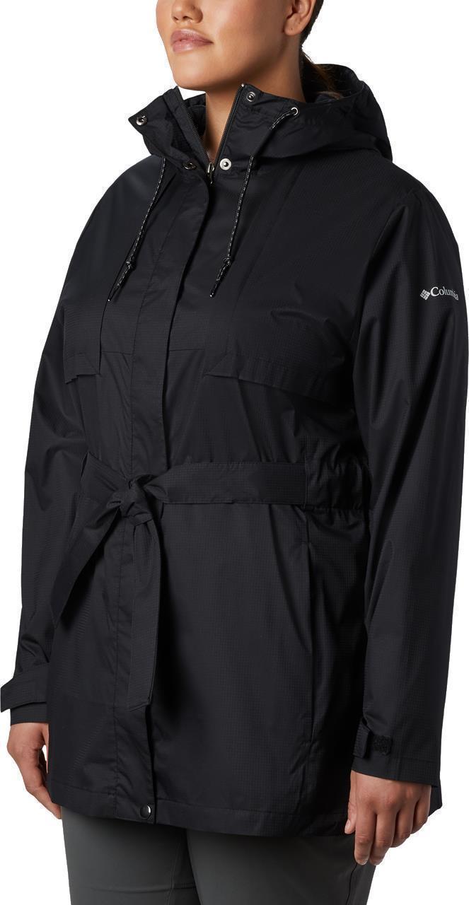 Pardon My Trench II Rain Jacket, Extended - Womens - Black 1