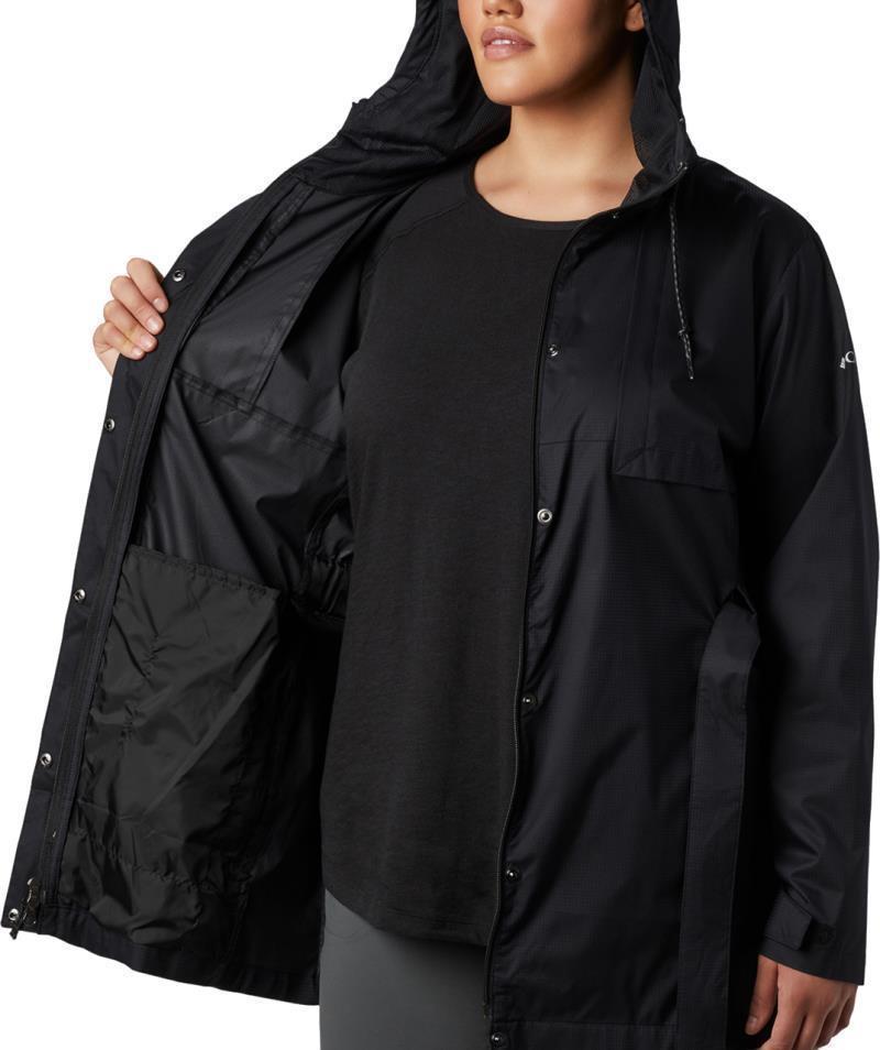 Pardon My Trench II Rain Jacket, Extended - Womens - Black 5