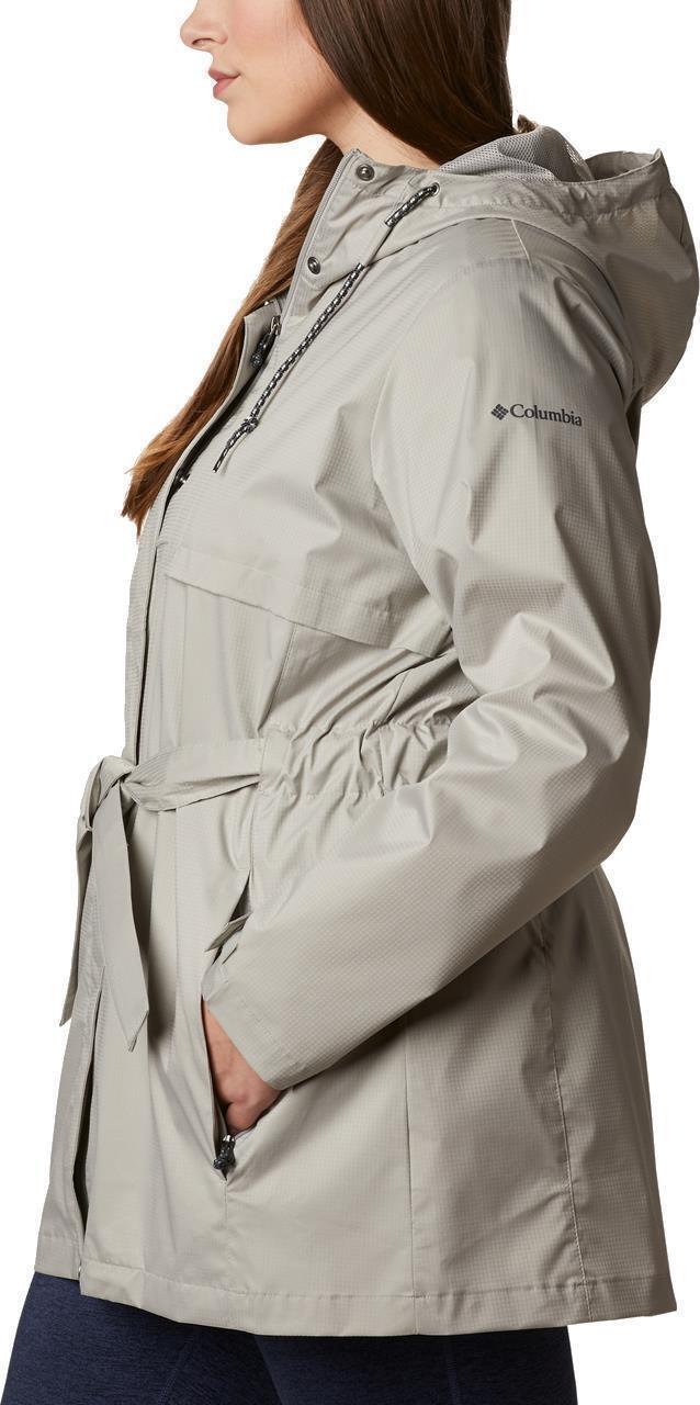 Pardon My Trench II Rain Jacket, Extended - Womens - Flint Grey 3