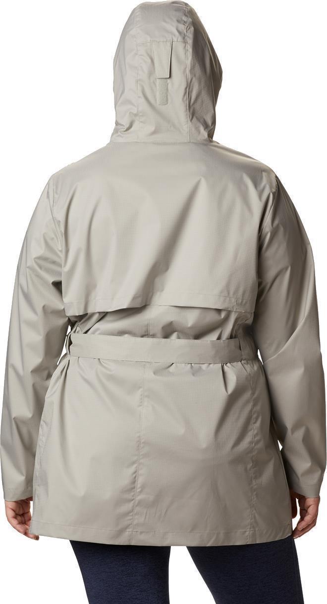 Pardon My Trench II Rain Jacket, Extended - Womens - Flint Grey 2