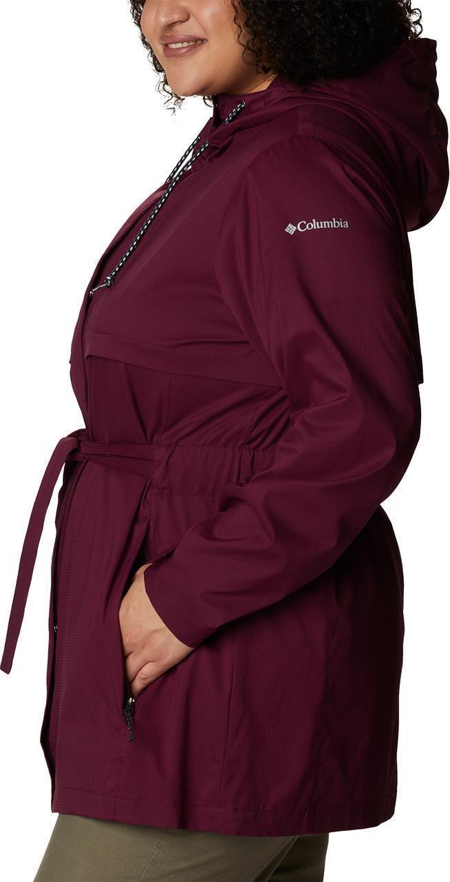 Pardon My Trench II Rain Jacket, Extended - Womens - Marionberry 3