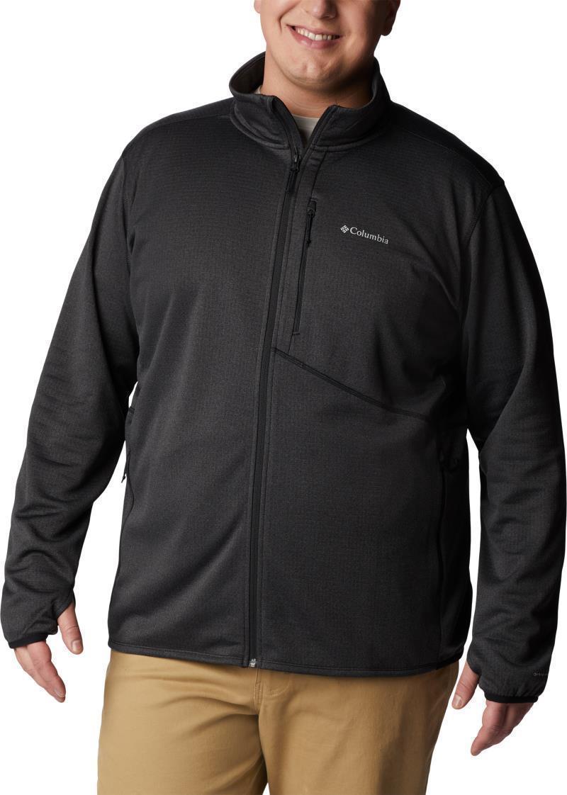 Park View Fleece Full Zip - Big - Mens - black heather 1