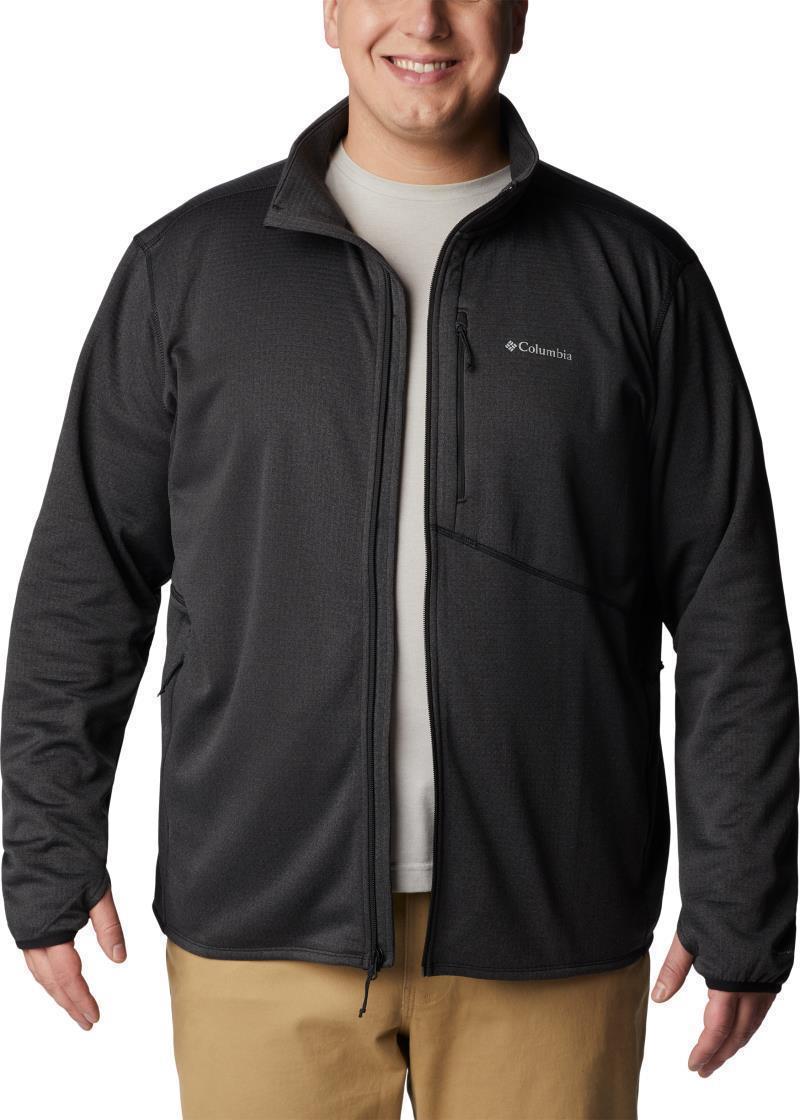 Park View Fleece Full Zip - Big - Mens - black heather 1