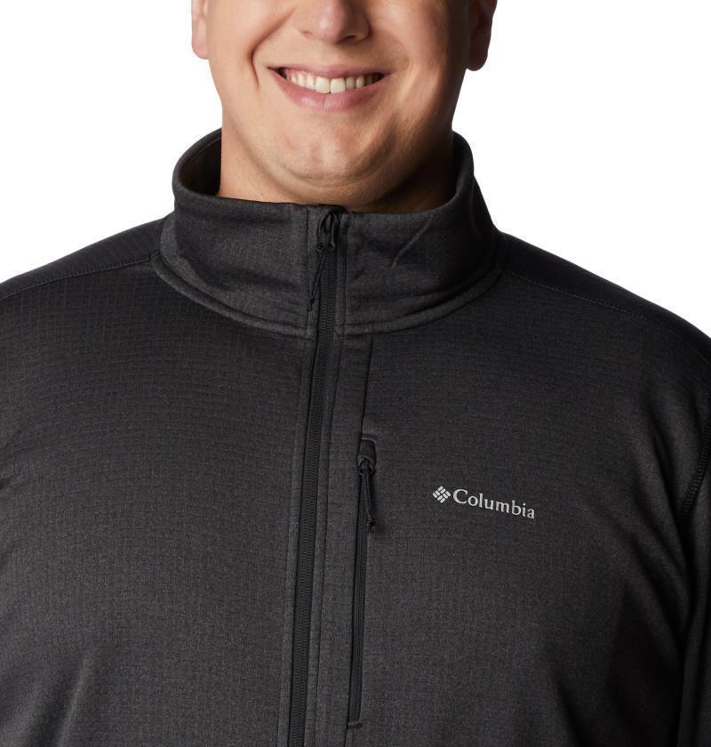 Park View Fleece Full Zip - Big - Mens - black heather 1