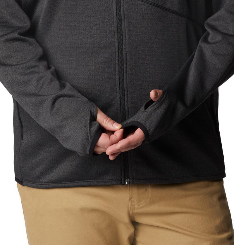 Park View Fleece Full Zip - Big - Mens - black heather 1