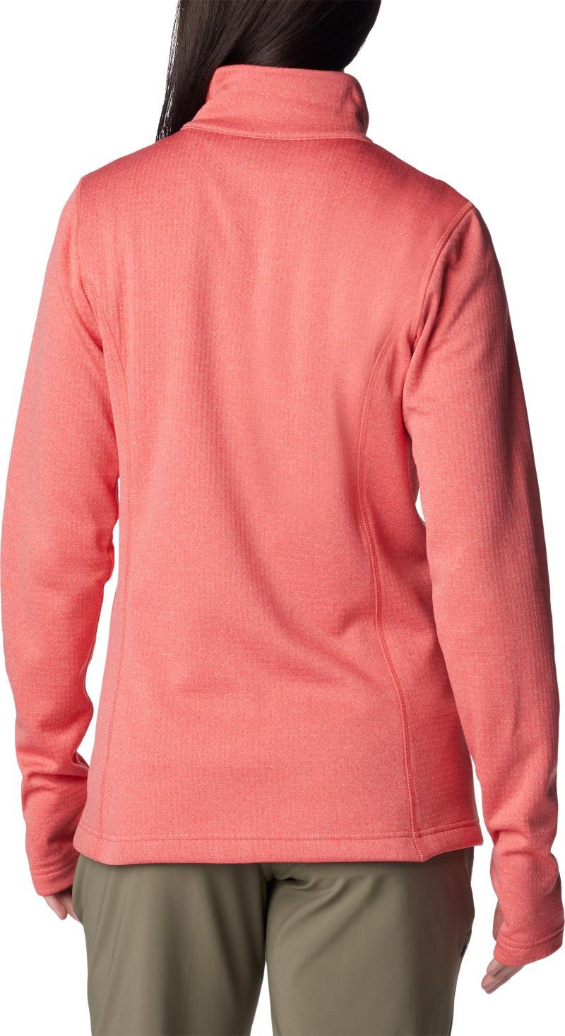 Park View Grid Fleece Full Zip - Womens - Juicy Heather 3