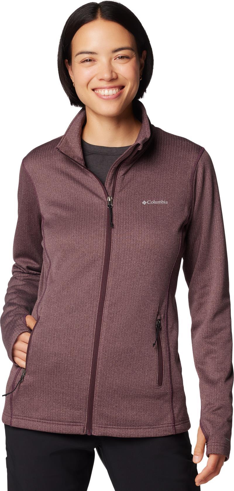 Park View Grid Fleece Full Zip - Womens - Moonvista 1