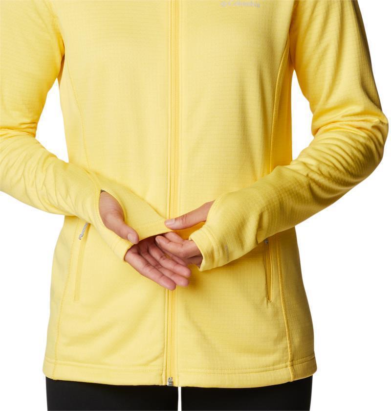 Park View Grid Fleece Full Zip - Womens - Sun Glow Heather 7