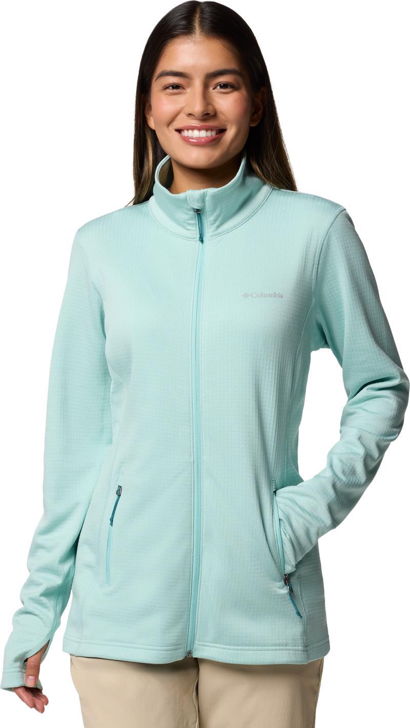 Park View Grid Fleece Full Zip - Womens - spray 1
