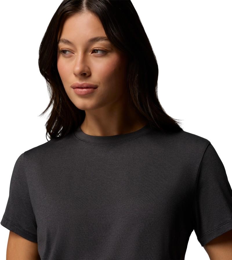 Parsons Point Back Graphic Tee - Womens - black heather / floral fun 1