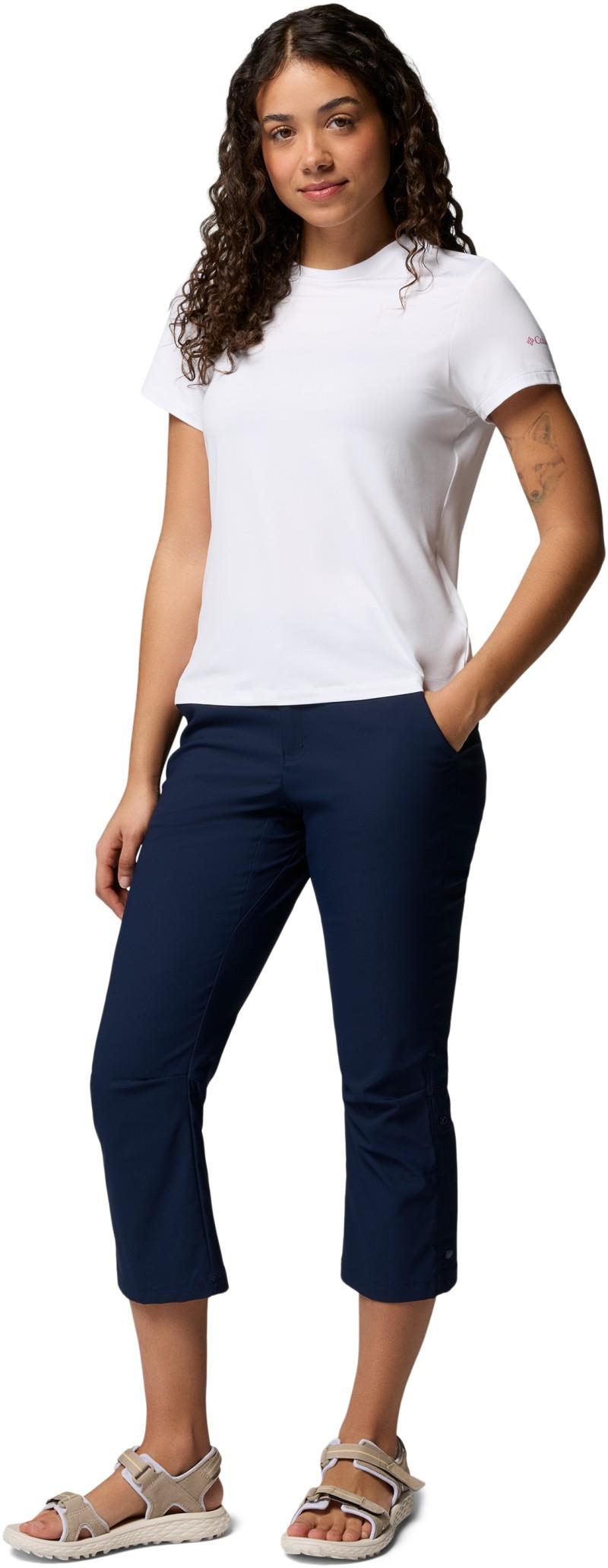 Parsons Point Back Graphic Tee - Womens - white heather / floral fun 1