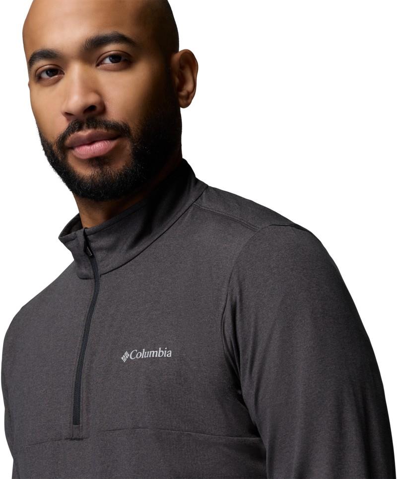 Parsons Point LS 1/4 Zip - Mens - black heather 1