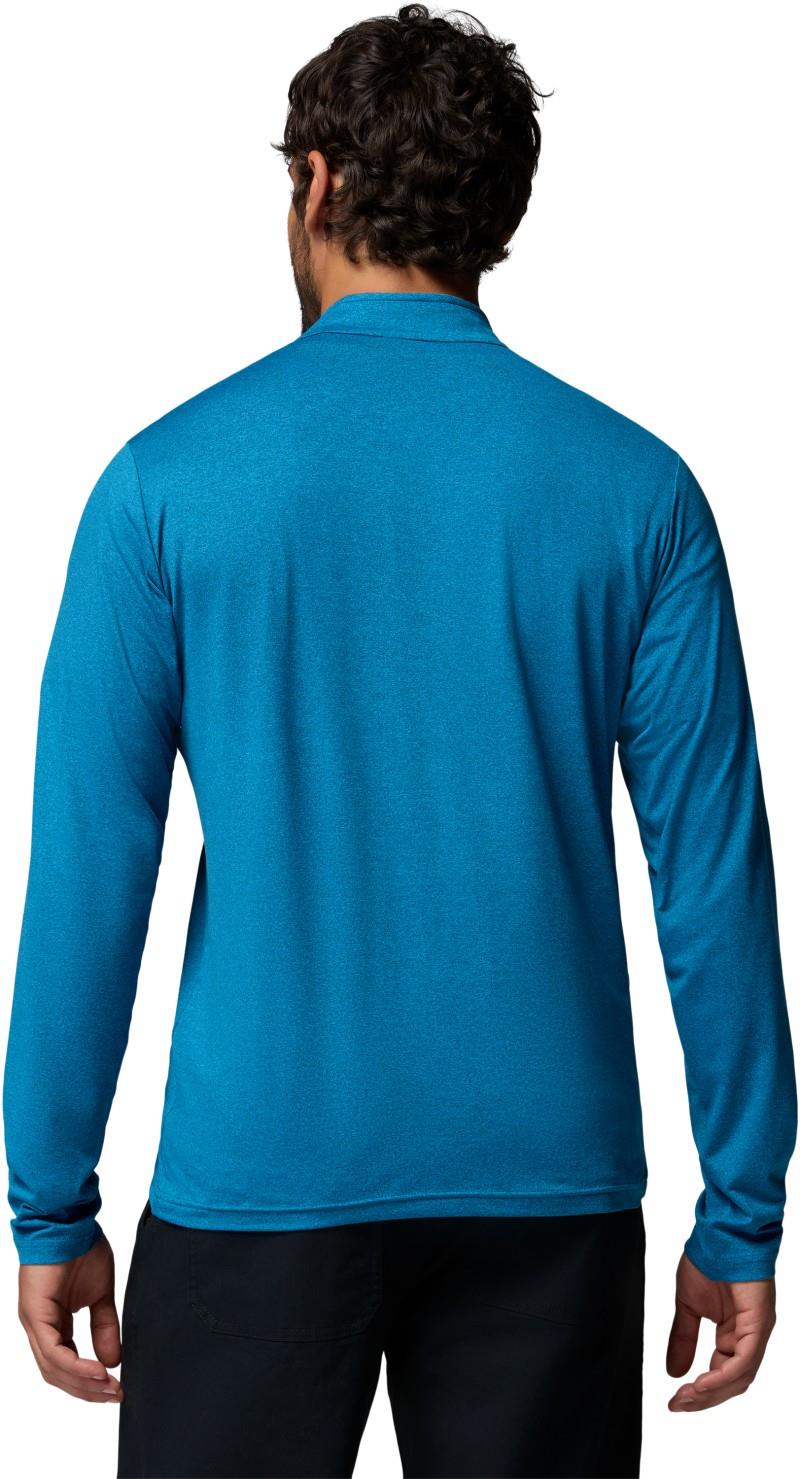 Parsons Point LS 1/4 Zip - Mens - phoenix blue heather 1