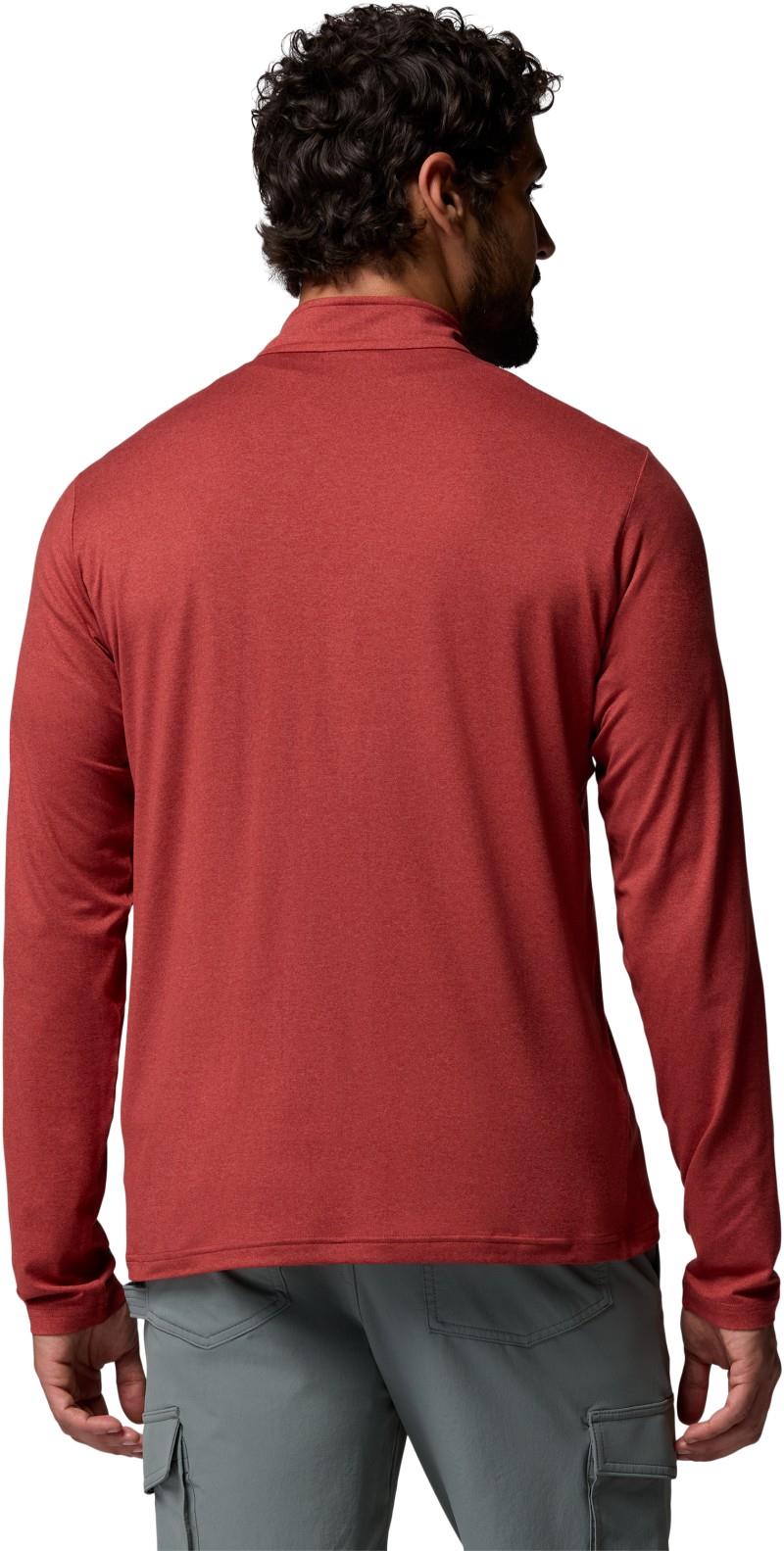Parsons Point LS 1/4 Zip - Mens - red oxide heather 1