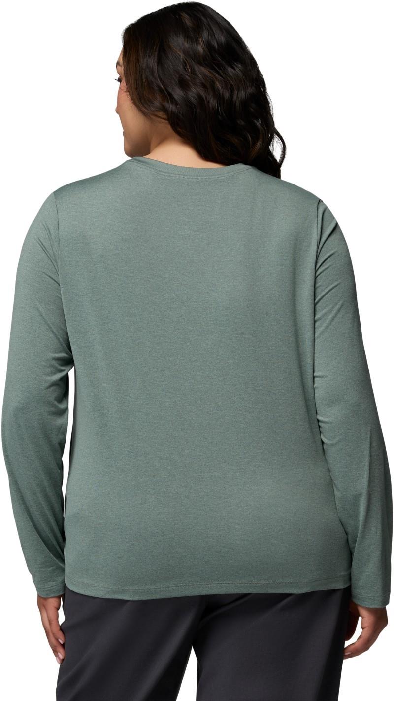 Parsons Point LS Graphic Tee, Extended - Womens - sedona sage heather / all terrain 1