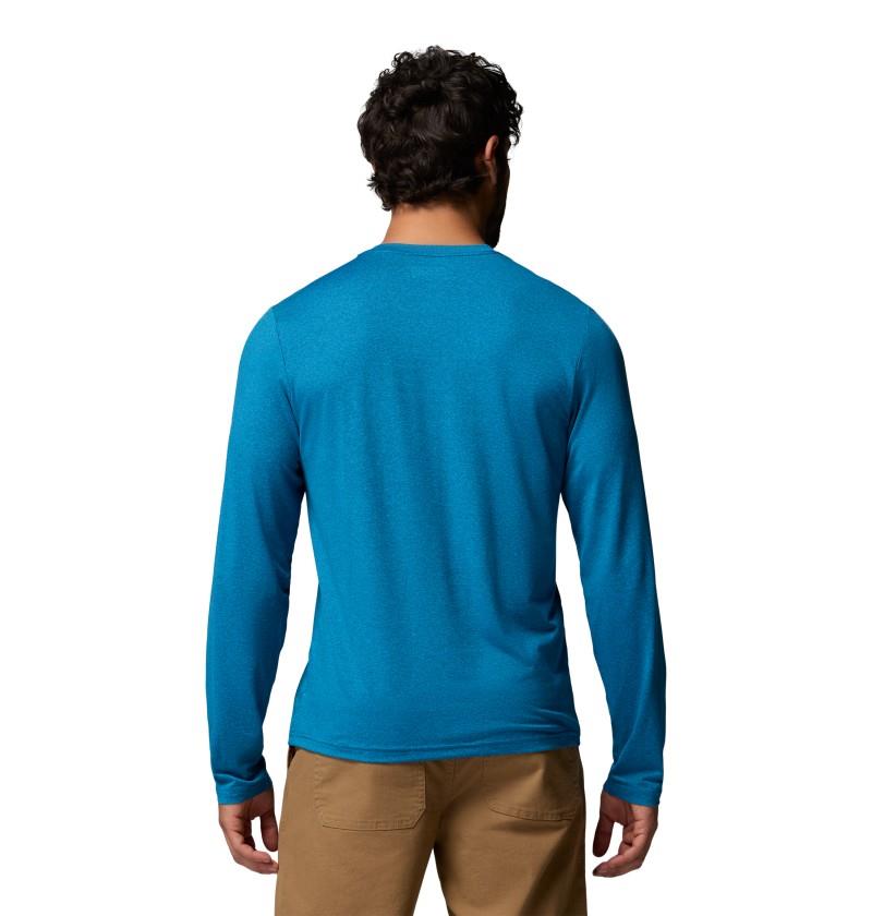Parsons Point LS Graphic Tee - Mens - phoenix blue heather blocky brand 1