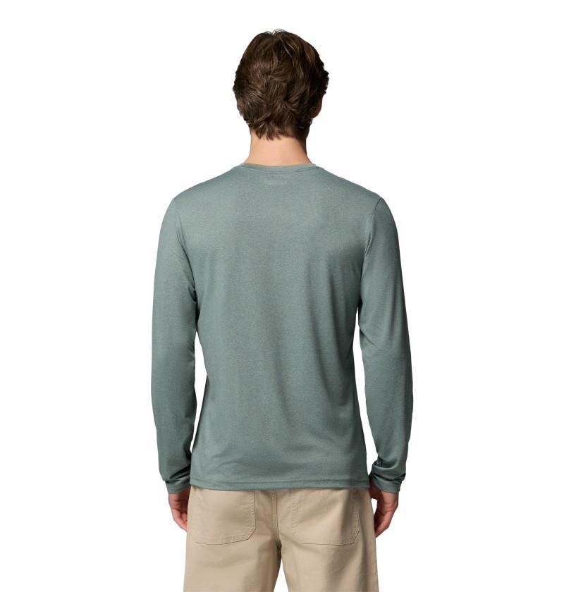 Parsons Point LS Graphic Tee - Mens - sedona sage heather framed peakscape 1