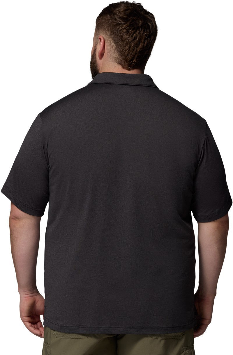 Parsons Point Polo, Extended - Mens - black heather / shark 1