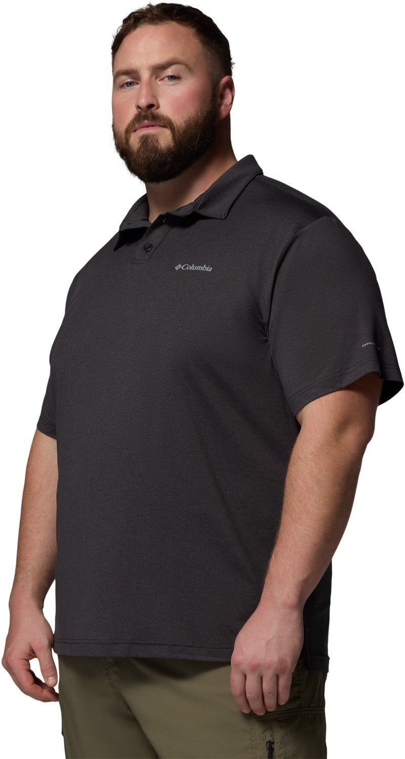 Parsons Point Polo, Extended - Mens - black heather / shark 1