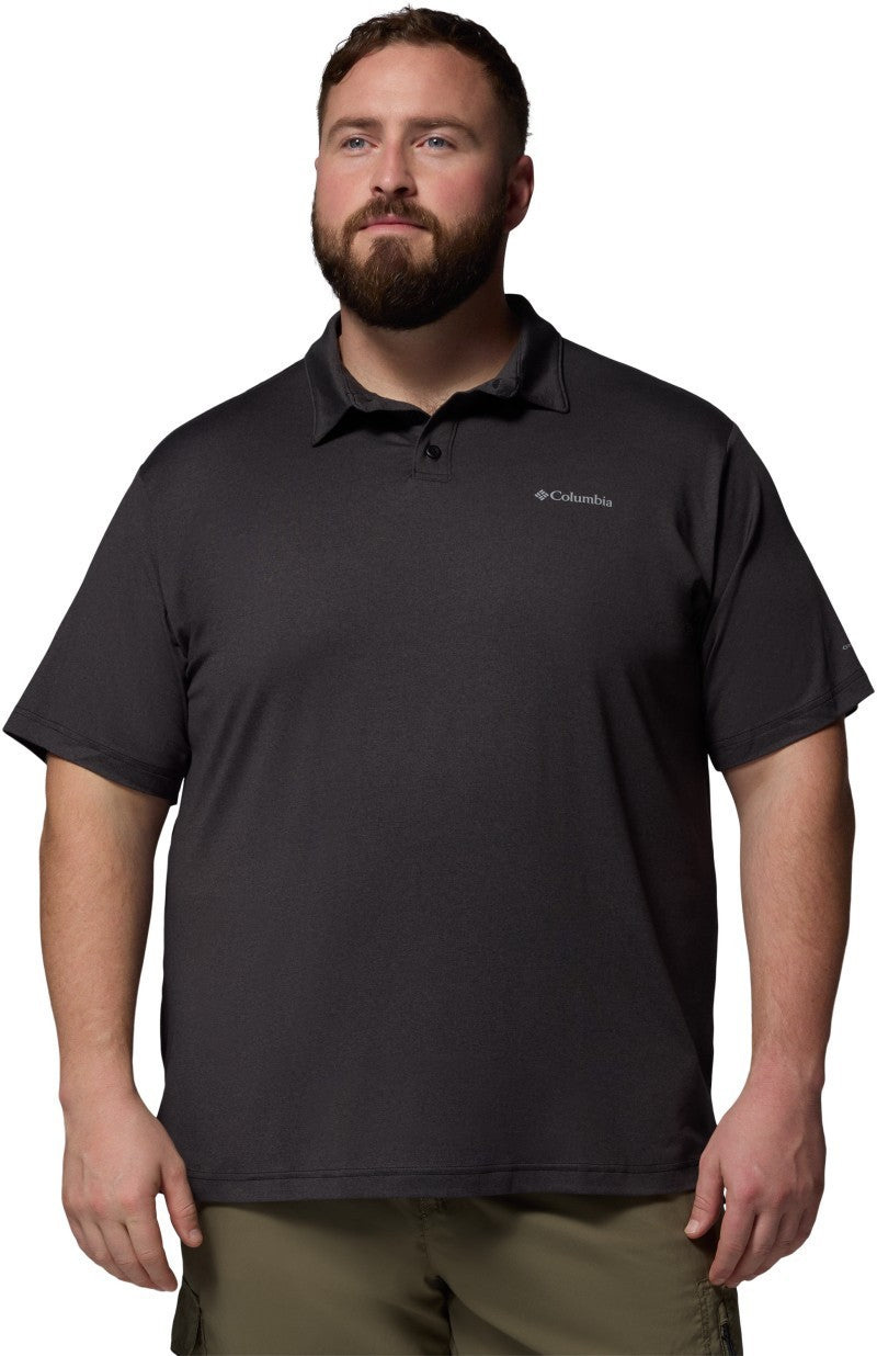 Parsons Point Polo, Extended - Mens - black heather / shark 1