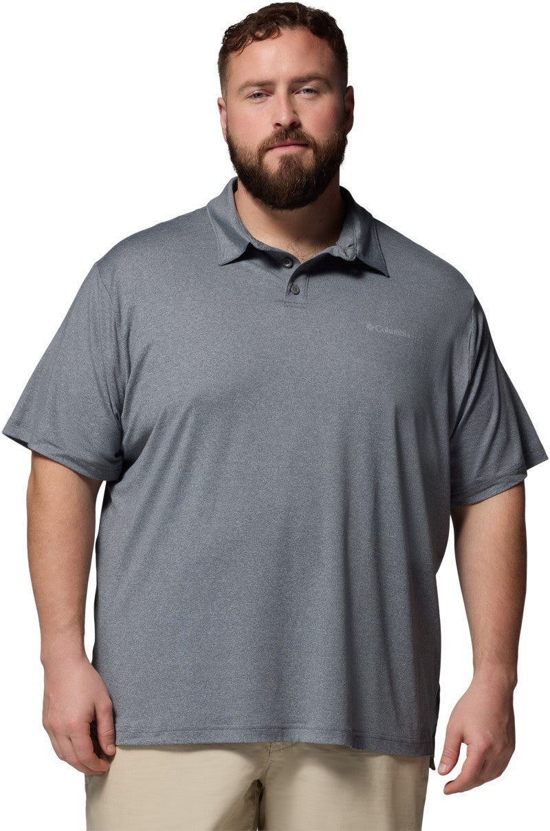 Parsons Point Polo, Extended - Mens - city grey / heather / columbia grey 1