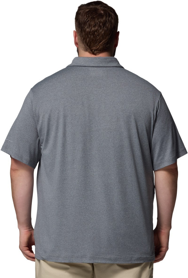 Parsons Point Polo, Extended - Mens - city grey / heather / columbia grey 1