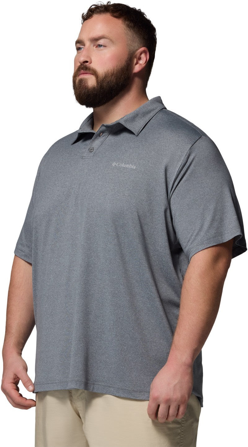 Parsons Point Polo, Extended - Mens - city grey / heather / columbia grey 1