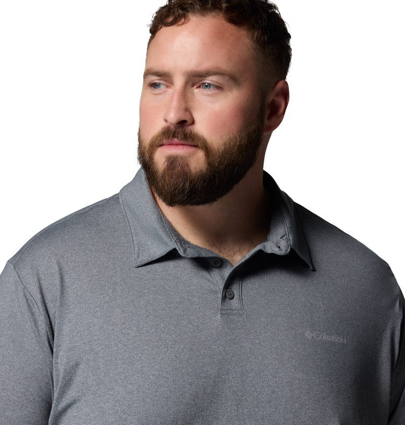 Parsons Point Polo, Extended - Mens - city grey / heather / columbia grey 1
