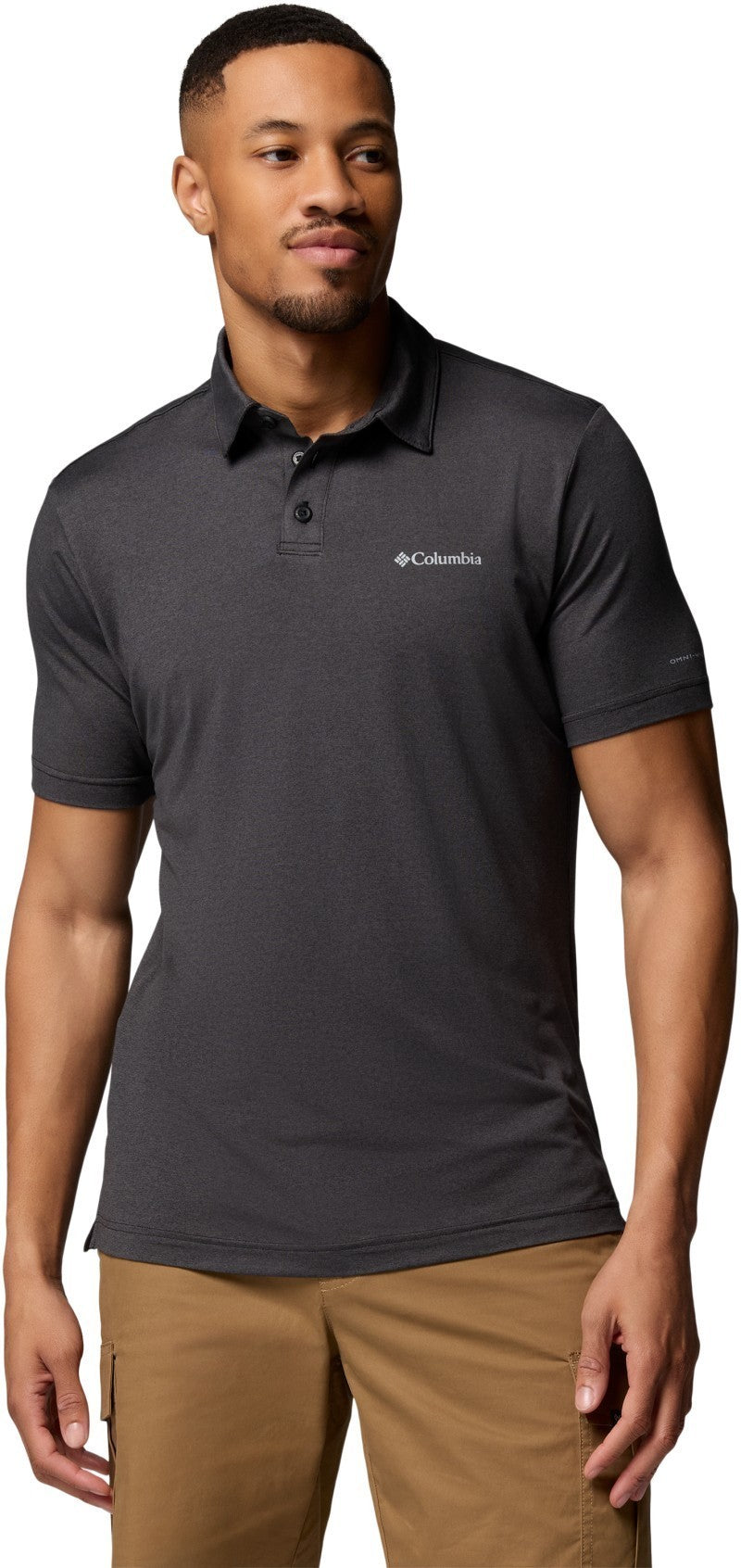 Parsons Point Polo, Tall - Mens - black heather / shark 1